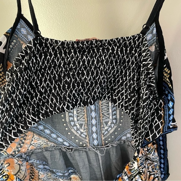 Flying Tomato Boho Print Cute Casual Jumpsuits- Sleeveless Romper Pants Jumpsuit - Picture 8 of 12